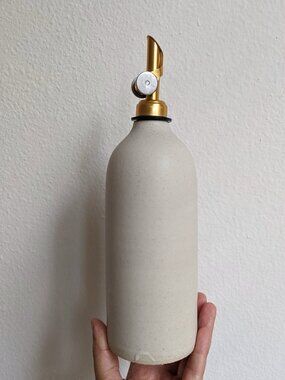 NOTARY CERAMICS Ceramic Oil Cruet - Sand